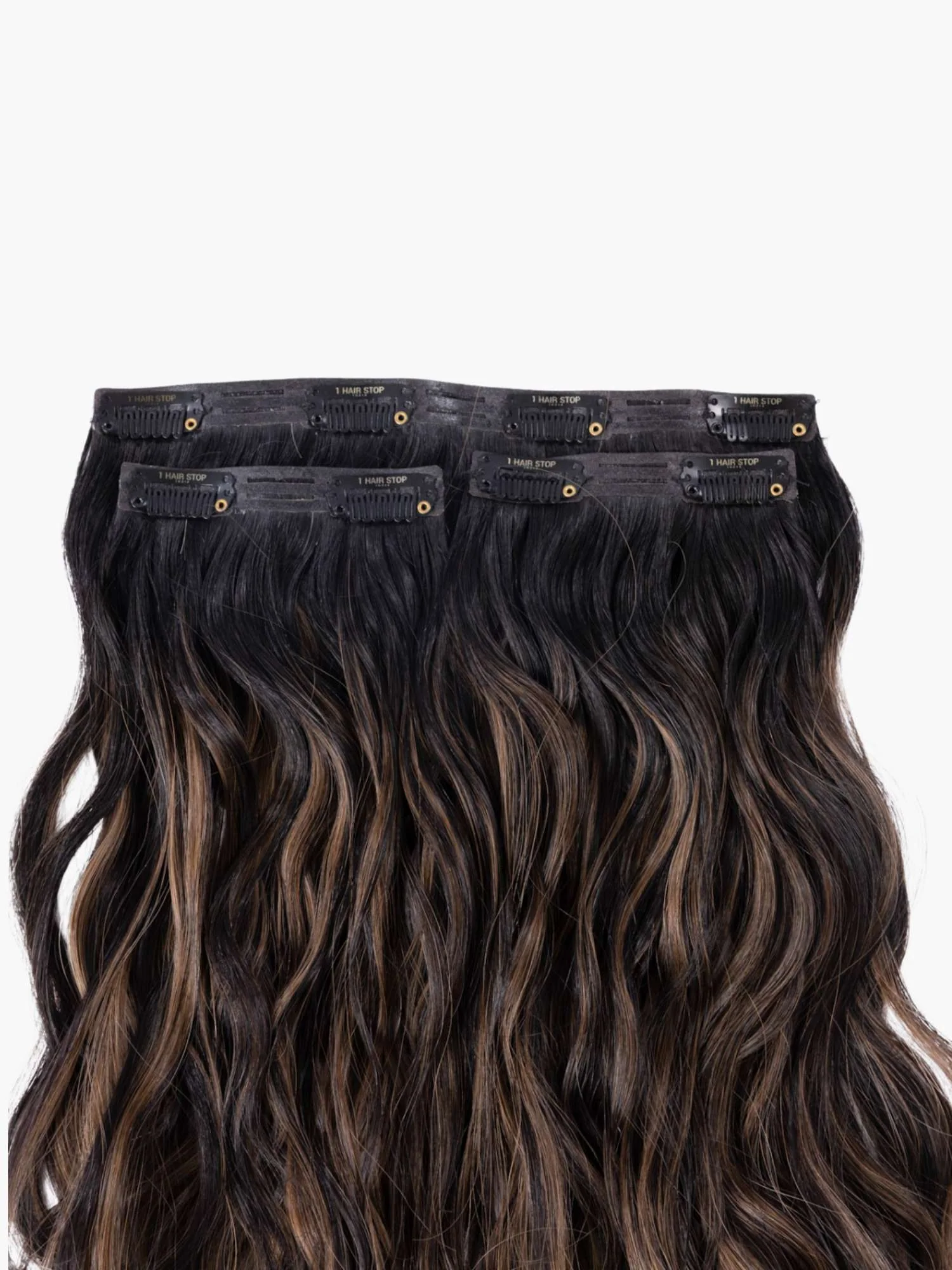Ash Blonde Balayage - Seamless 3 Set Clip-in Extensions - Image 5