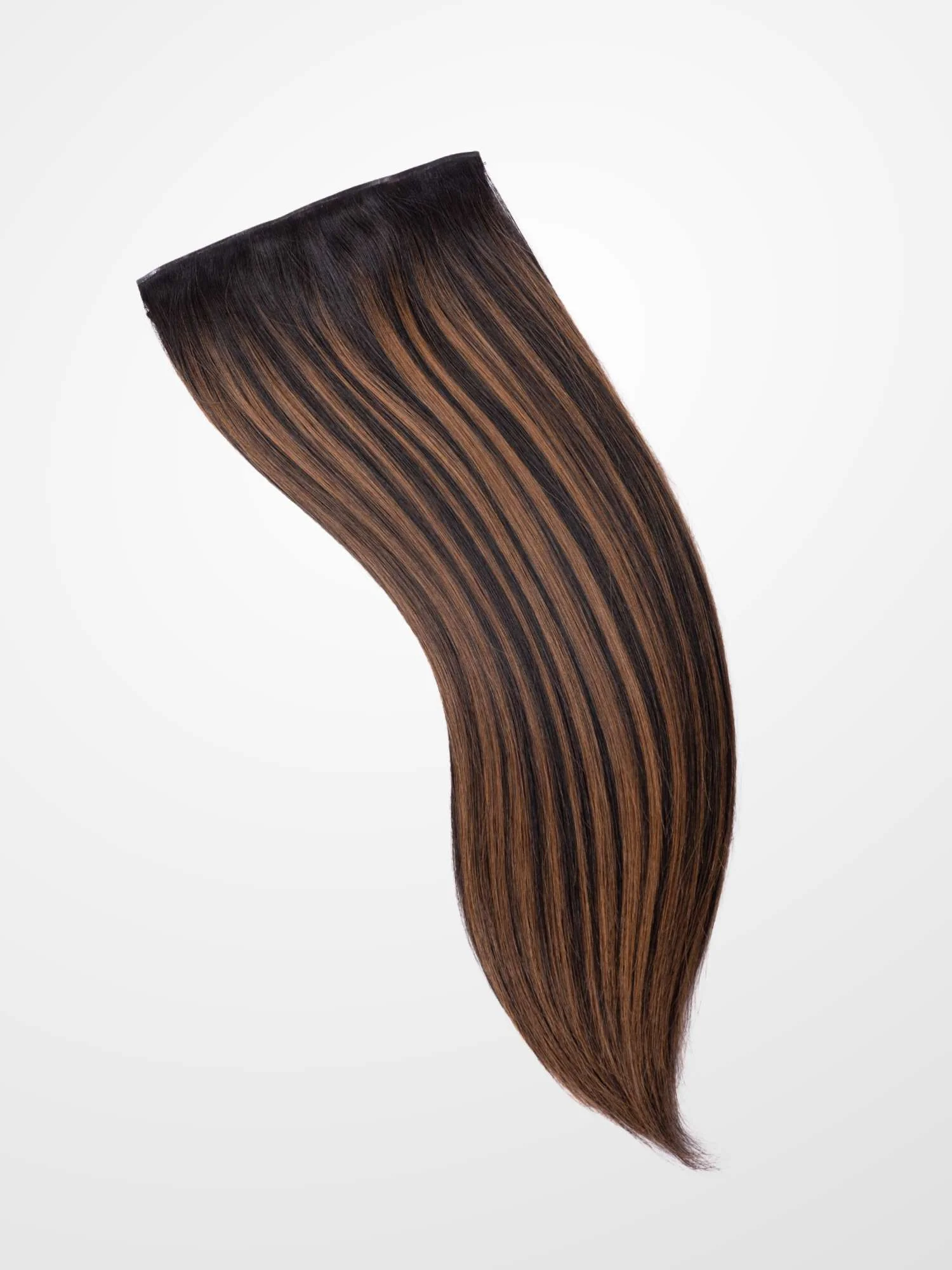 Mocha Brown Balayage Seamless 7 Set Clip-in Extensions - Image 8