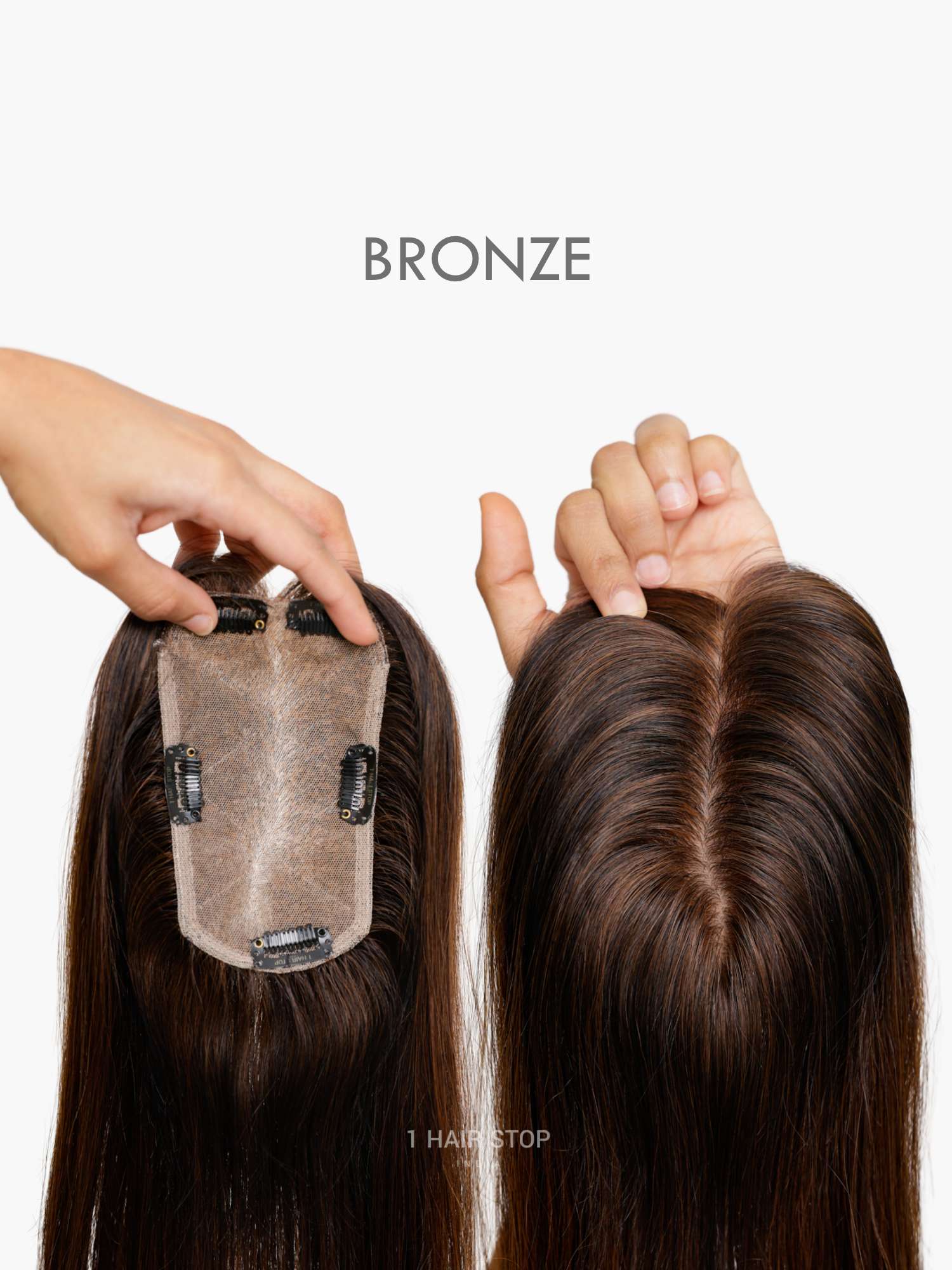 3x5" Balayage Silk Hair Topper - Image 4