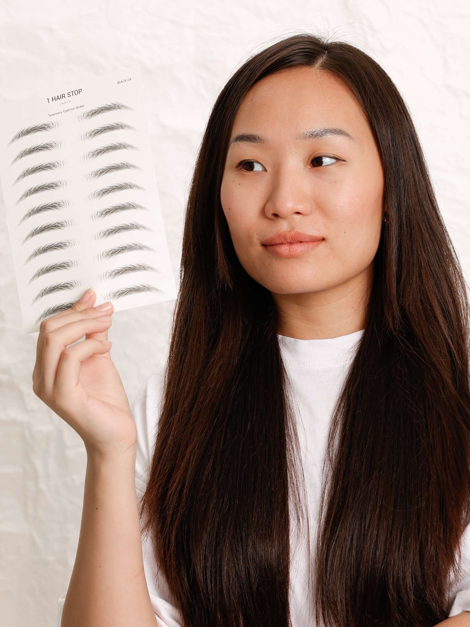 Temporary Eyebrow Sticker - Natural (Black 04) - Image 5